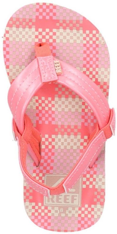 Reef - Little Ahi - Sandaal - Pink Plaid - Watervriendelijke Synthetische Band
