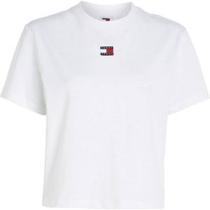 Tommy Jeans Curve T-shirt met printopdruk wit