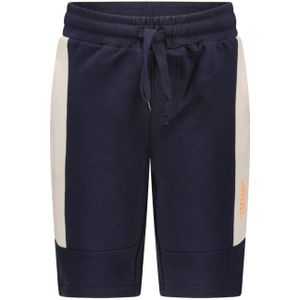 TYGO & vito regular fit sweatshort Barry donkerblauw/beige