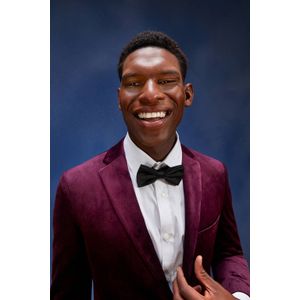 Anytime - Slim Fit - Overhemd - Zwart - Met Afneembare Vlinderstrik