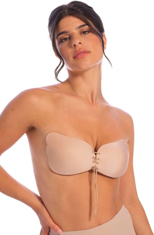 Perfect Secrets voorgevormde strapless plak bh Boost Bra beige