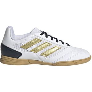 adidas Performance Super Sala junior zaalvoetbalschoenen wit/goud metallic/zwart