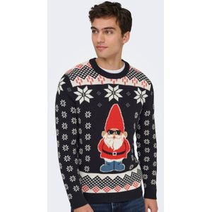 ONLY & SONS - ONSX-MAX REG CREW KNIT - Trui - Dark Navy