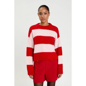 Cache Cache gestreepte pullover rood