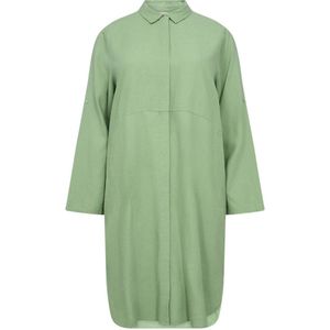 Wasabiconcept blousejurk WA-CORINNA 2 met linnen groen