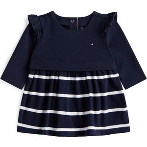 Tommy Hilfiger - ESSENTIAL KNITTED DRESS LS - Jerseyjurk - Dark Night Navy
