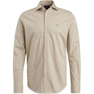 Vanguard Gemêleerd Regular Fit Overhemd Beige