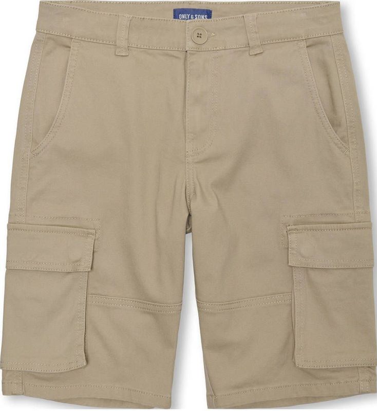 ONLY & SONS JUNIOR cargo short lichtbruin