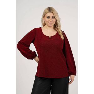 Curviss top donkerrood