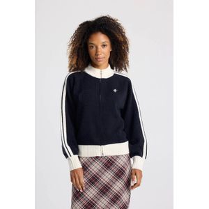 America Today gebreid vest grijs