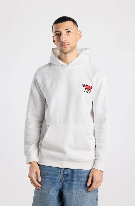 America Today hoodie met backprint donkerblauw