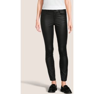 VILA coated broek VICOMMIT zwart