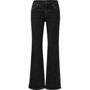 s.Oliver flared jeans black denim