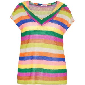 Paprika gestreept T-shirt multi