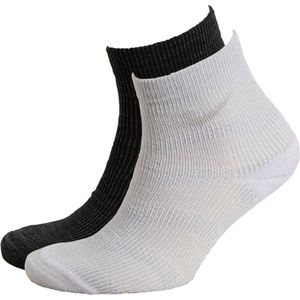 Nike - Sportsokken Everyday - Set van 2 - Grijs/Zwart - Enkelsokken