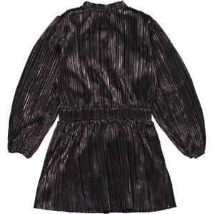 Quapi - HADLEY - Jurk - Melée Print - Met Opstaande Kraag en Ballonmouwen