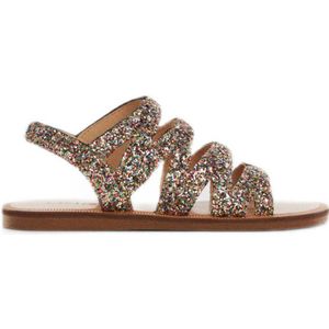 Mango Kids sandalen roze glitter