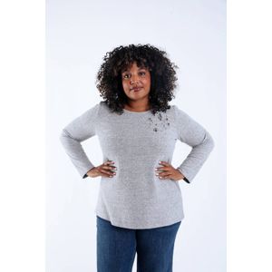 Paprika pullover grijs melange