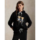 Polo Ralph Lauren - Hoodie - Zwart - Teddybeerprint