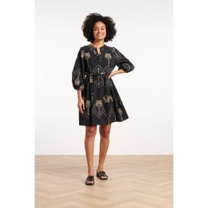 Smashed Lemon zomerjurk zwart