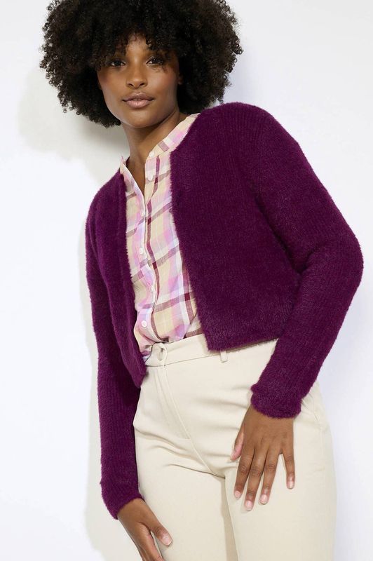 LOLALIZA - Vest - Aubergine