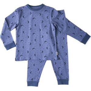 Little Label pyjama met all over print blauw/donkerblauw