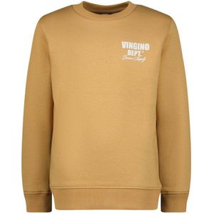 Vingino sweater Basic met printopdruk zand