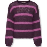 ONLY - KIDS ONLY GIRL - Trui - Grof Gebreide Streepprint