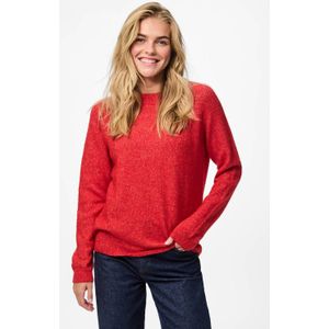 Pieces - Pcjuliana Ls O-neck Knit Noos Bc 17126277 - Trui - Goji Berry - Dames