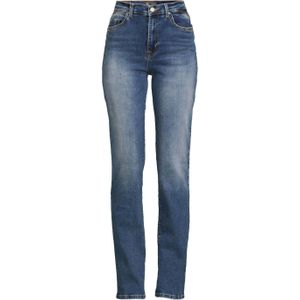 LTB high waist straight jeans Nena dark blue denim