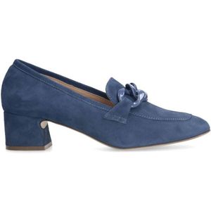 Manfield suède pumps blauw