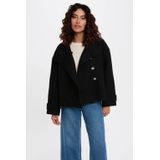 Morgan wollen jack zwart