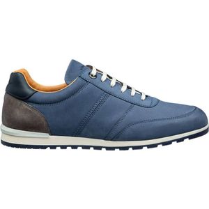 Van Lier Anzano nubuck sneakers blauw