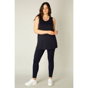 Base Level Curvy top Alicia donkerblauw