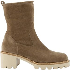 Paul Green - Enkellaarsjes - Beige - Suèdeleer - Warme Voering