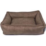 Lex&Max Alaska lederlook - Hondenmand - XL120x85cm - Taupe