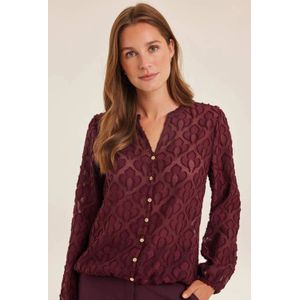 Didi blouse donkerrood