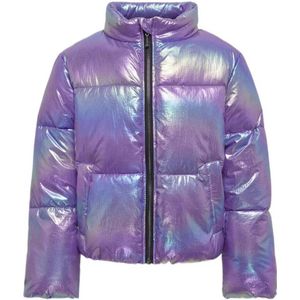 KIDS ONLY GIRL gewatteerde winterjas KOGCELINE paars metallic