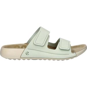 Ecco 2ND Cozmo nubuck slippers lichtgroen