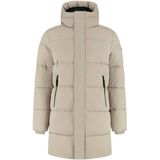 Malelions Mid Length Puffer Jacket - Sand XS