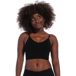 MAGIC Bodyfashion niet-voorgevormde bh top Low Back Bra zwart