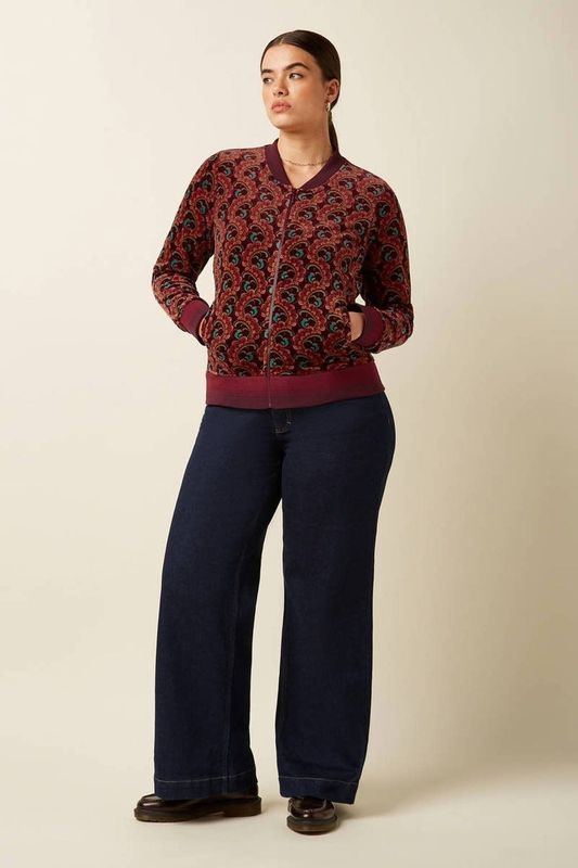 King Louie - Bessie - Tussenjas - Lichtblauw - Bomberjack