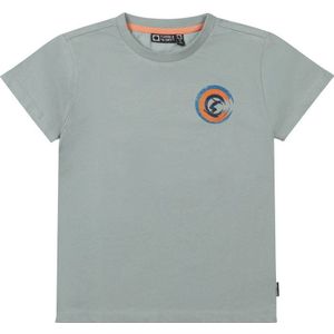 Tumble 'n Dry Mid T-shirt Surf van biologisch katoen grijsblauw