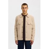 Selected - Nealy - Cardigan - Gekookte Wol - Met Lange Mouwen - Shirt Kraag - 2 Borstzakken