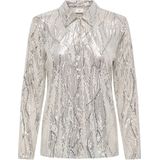 JDY - JDYTANYA - Blouse - Crème - Pailletten - Lange Mouw