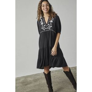 SisterS Point midi jurk zwart