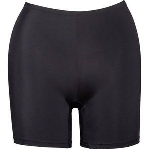 Plaisir high waist short bikinibroekje met pijpjes zwart