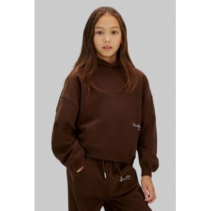 Calvin Klein Jeans Sweatshirt  bruin / wit