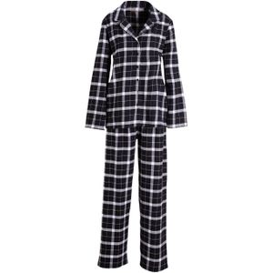 Dreamcovers flanellen pyjama zwart/wit