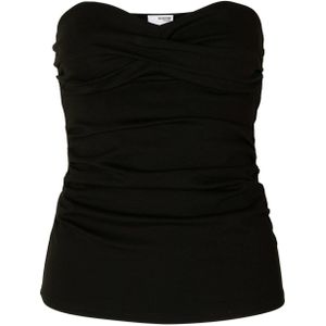 SELECTED FEMME strapless top zwart